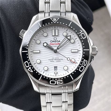 omega seamaster diver 300m white|omega seamaster 300m for sale.